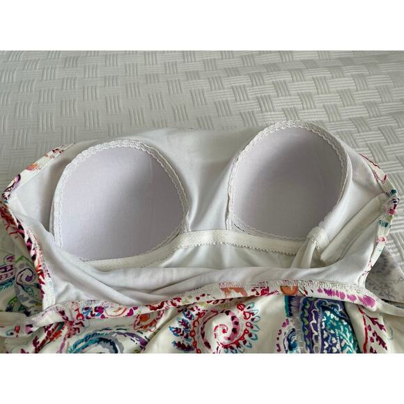 Lauren Ralph Lauren One Piece Swimsuit Tummy Control Captiva Rainbow Vacation 4 - Picture 4 of 9